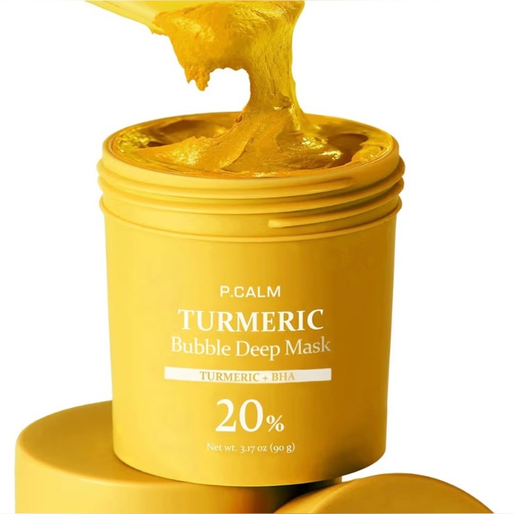 Korean Skincare Tumeric Bubble Deep Mask